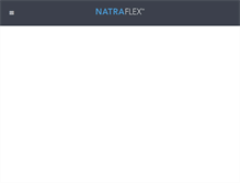 Tablet Screenshot of natraflex.com